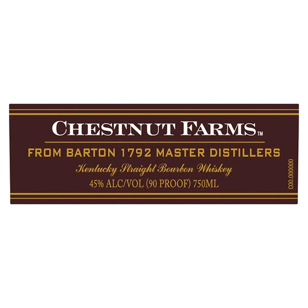 Chestnut Farms 90 Proof Bourbon Kentucky Straight Bourbon Whiskey Chestnut Farms 