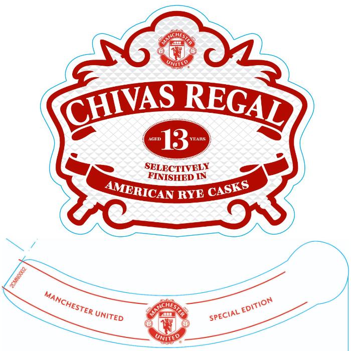 Chivas Regal 13 Year Old Manchester United Special Edition Scotch Chivas Regal 