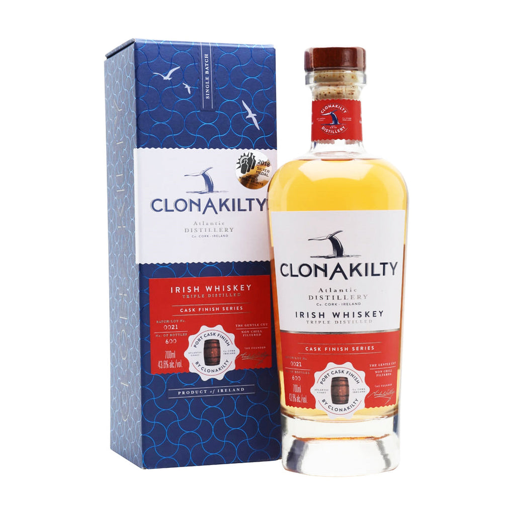 Clonakilty Port Cask Finish Irish Whiskey Irish Whisky Clonakilty Distillery 