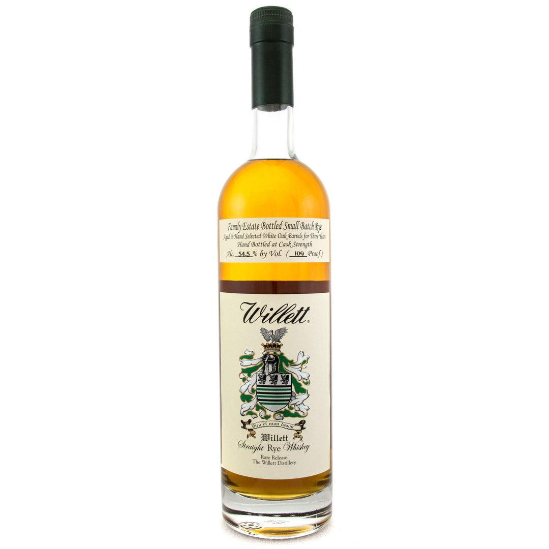 Willett Family Estate Bottled Single-Barrel 3 Year Old Straight Rye Whiskey Rye Whiskey Willett Distillery 