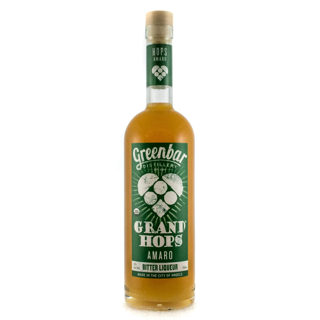 Grand Hops Amaro Organic Bitter Liqueur Liqueur Greenbar Distillery 