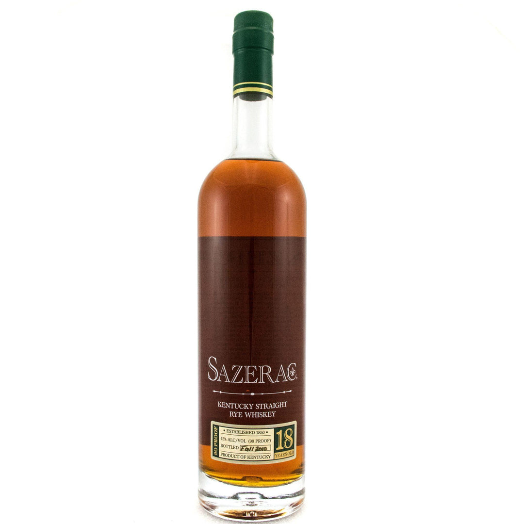 Sazerac Rye 18 Years Old 2010 Brands Sazerac 