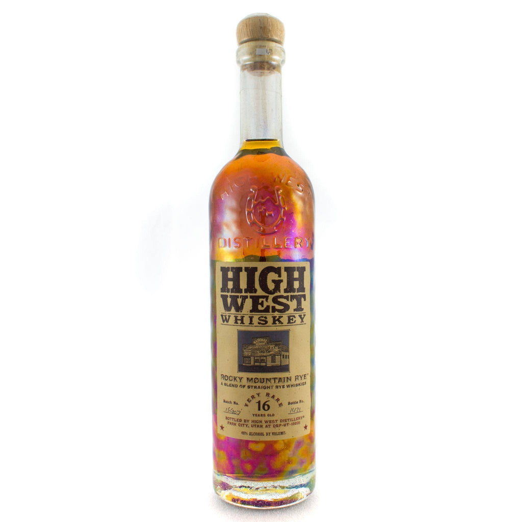 High West Rocky Mountain Rye 16 Years Old Batch # 2 Rye Whiskey High West Distillery 