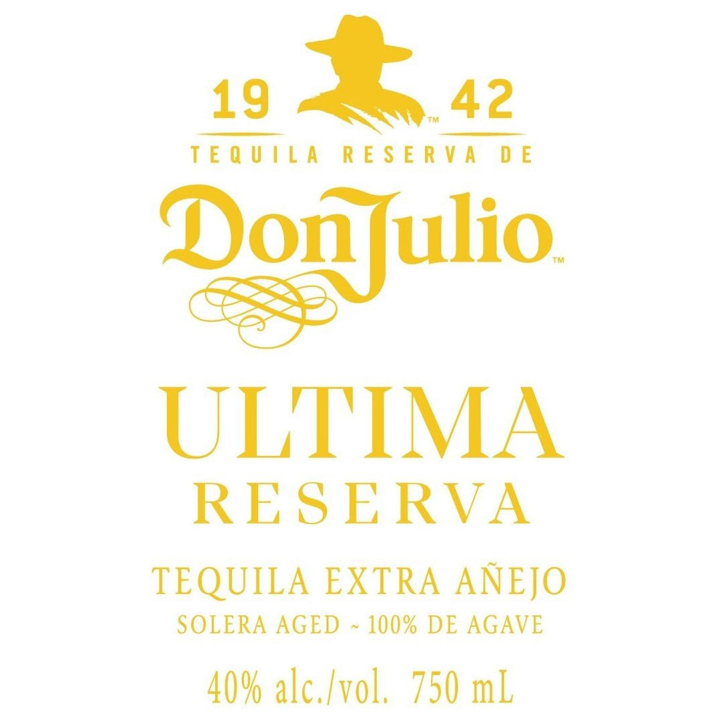 Don Julio 1942 Ultima Reserva Extra Anejo Tequila Don Julio Tequila 