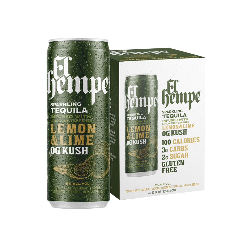 El Hempe Lemon & Lime 4PK Hard Seltzer El Hempe 