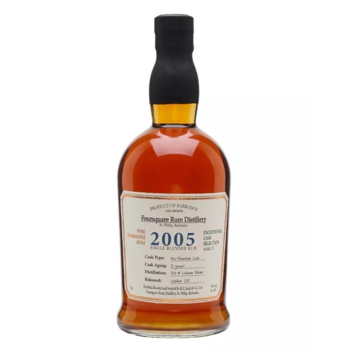 Foursquare 2005 Cask Strength Rum Rum Foursquare Rum Distillery 