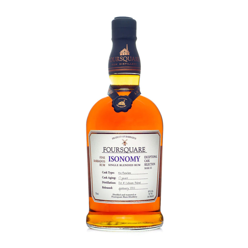 Foursquare Isonomy 17 Year Old Ex-Bourbon Cask Rum Foursquare Rum Distillery 