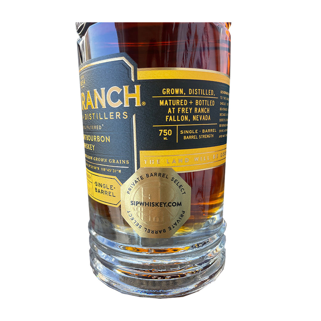 Frey Ranch Single Barrel Bourbon Selected by Sip Whiskey Straight Bourbon Whiskey Frey Ranch 