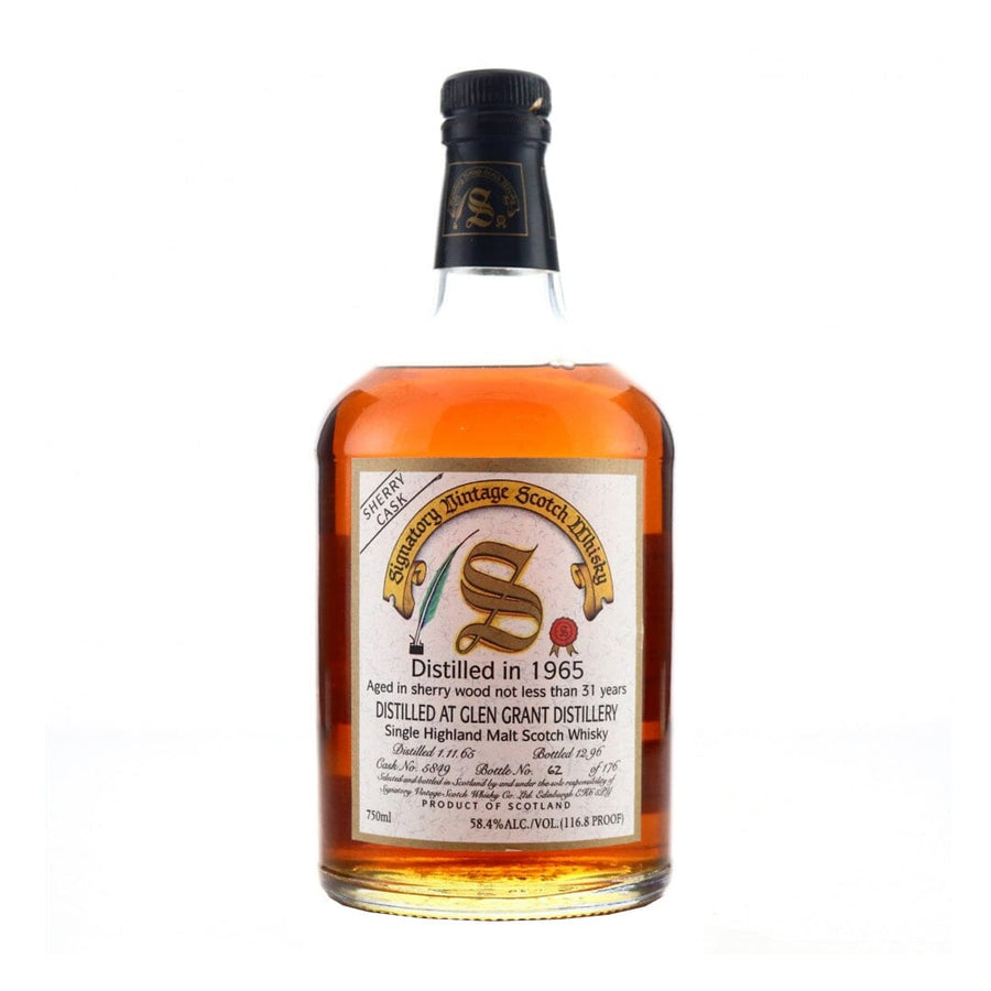 Glen Grant Signatory Vintage 31 Year Old 1965 Scotch Whisky Glen Grant 