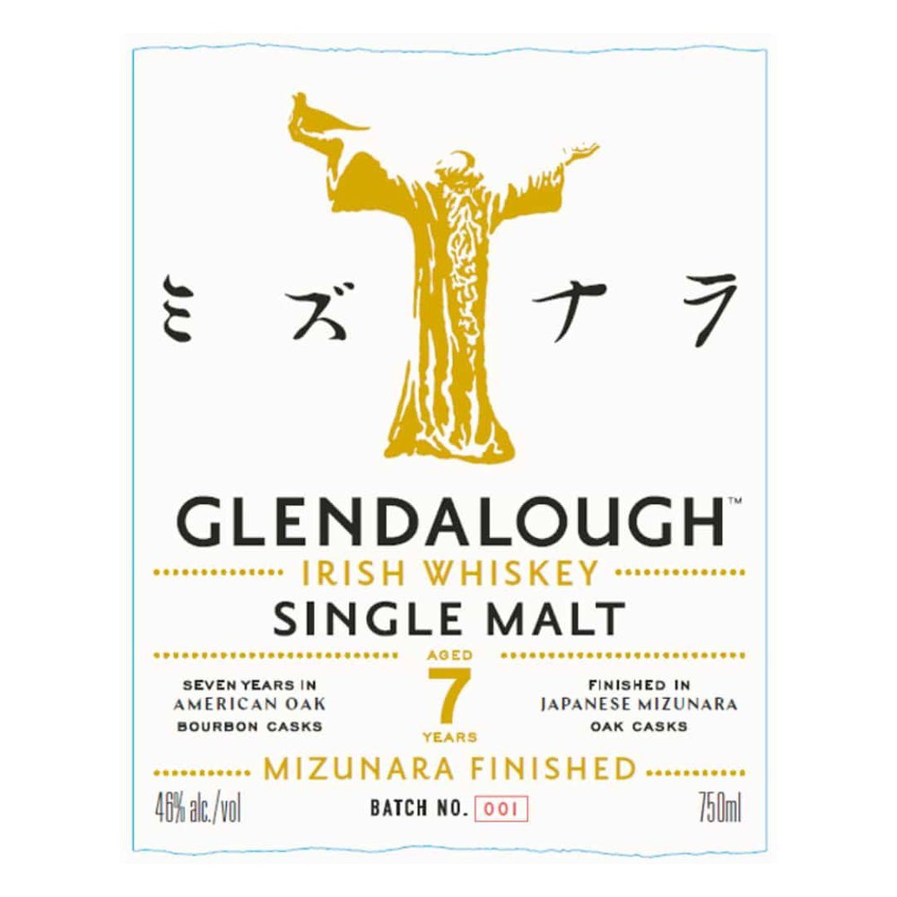 Glendalough 7 Year Old Mizunara Finish Irish Whiskey Irish whiskey Glendalough 