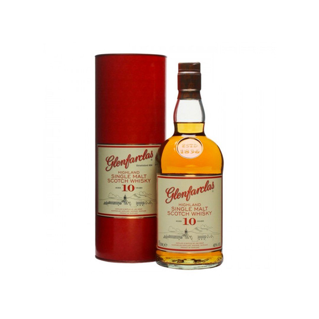 Glenfarclas Single Malt Scotch Whisky 10 Year Old Single Malt Scotch Whisky Glenfarclas 