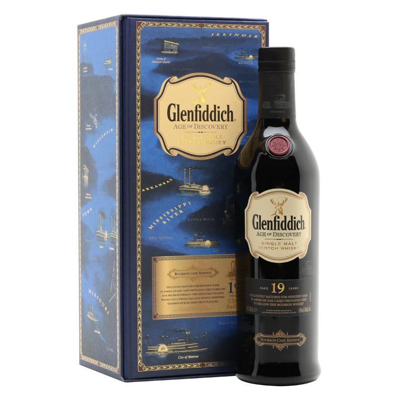 Glenfiddich Age Of Discovery Bourbon Cask 19 Year Old Scotch Glenfiddich 