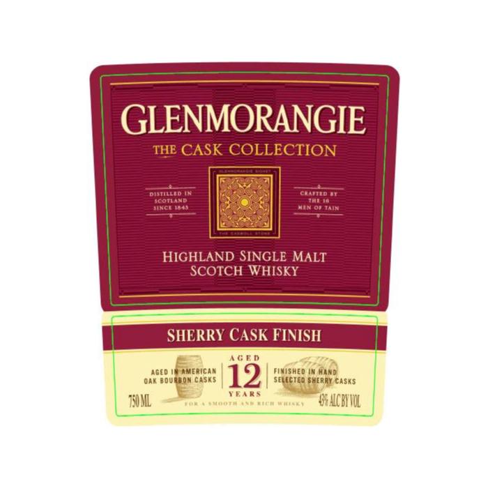 Glenmorangie The Cask Collection 12 Year Old Sherry Cask Finish Scotch Glenmorangie 