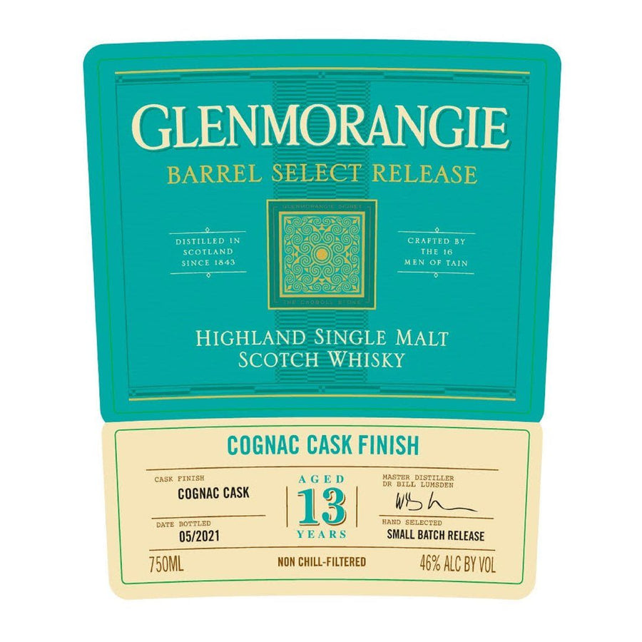 Glenmorangie 13 Year Cognac Cask Finish Single Malt Scotch Whisky Glenmorangie 