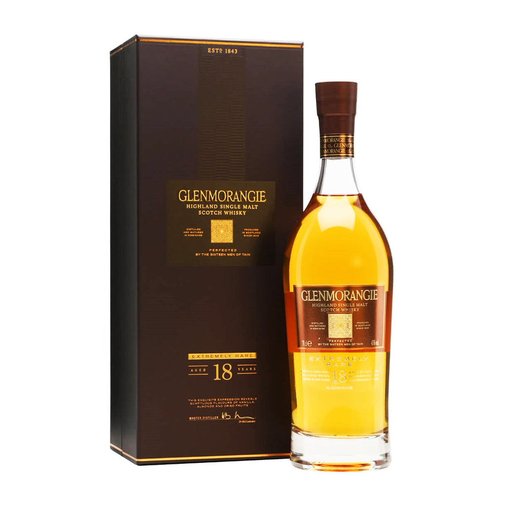 Glenmorangie 18 Year Extremely Rare Scotch Single Malt Scotch Whisky Glenmorangie 