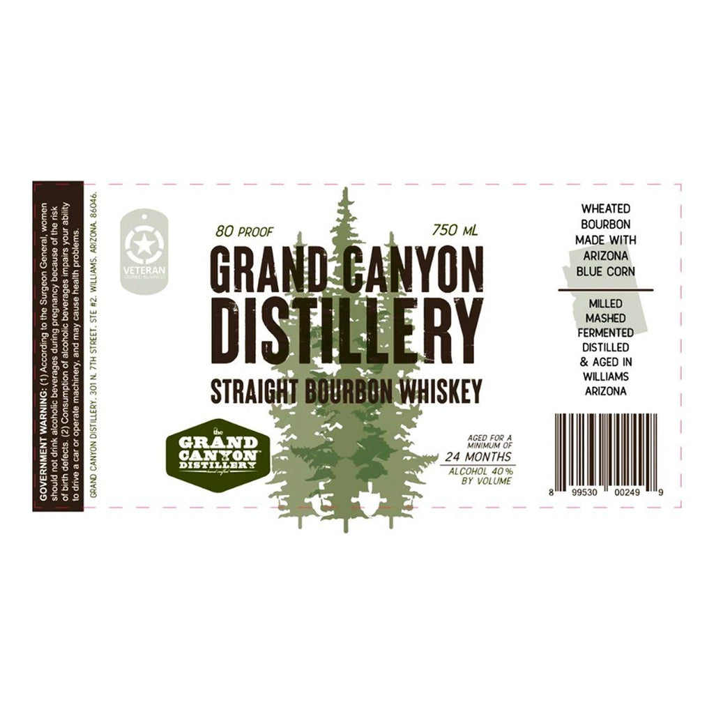 Grand Canyon Distillery Bourbon Whiskey Straight Bourbon Whiskey Grand Canyon Distillery 