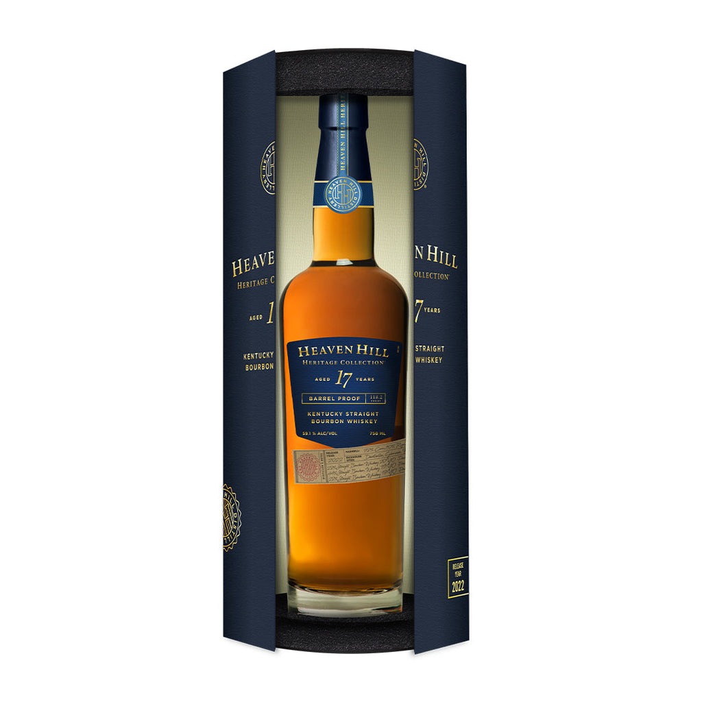 Heaven Hill Heritage Collection 17 Year Old Barrel Proof Bourbon Kentucky Straight Bourbon Whiskey Heaven Hill Distillery 