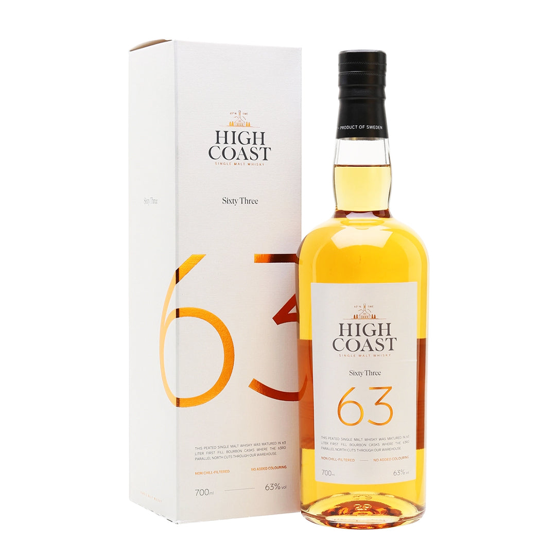 High Coast 63 Swedish Single Malt Whisky Single Malt Whiskey High Coast Whisky 