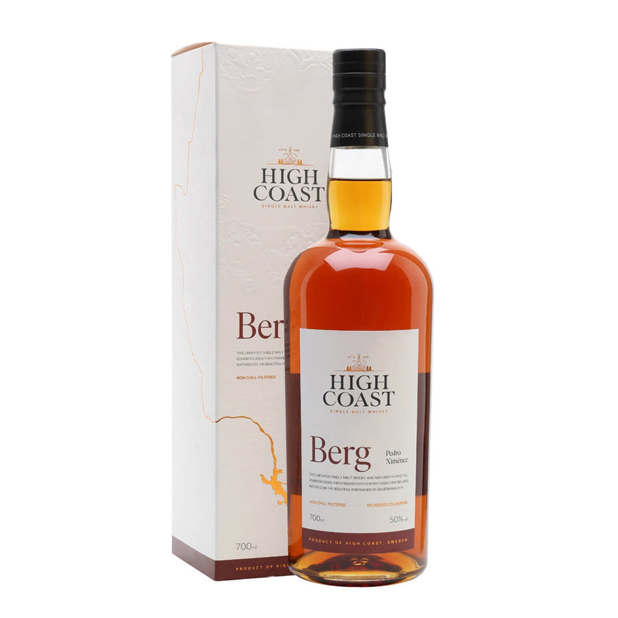 High Coast Berg Swedish Single Malt Whisky Single Malt Whiskey High Coast Whisky 