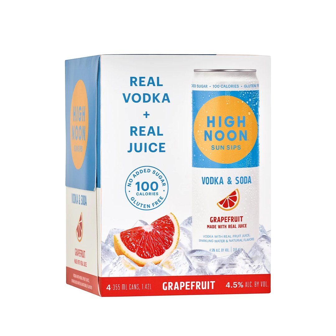 High Noon Grapefruit 4PK Hard Seltzer High Noon 