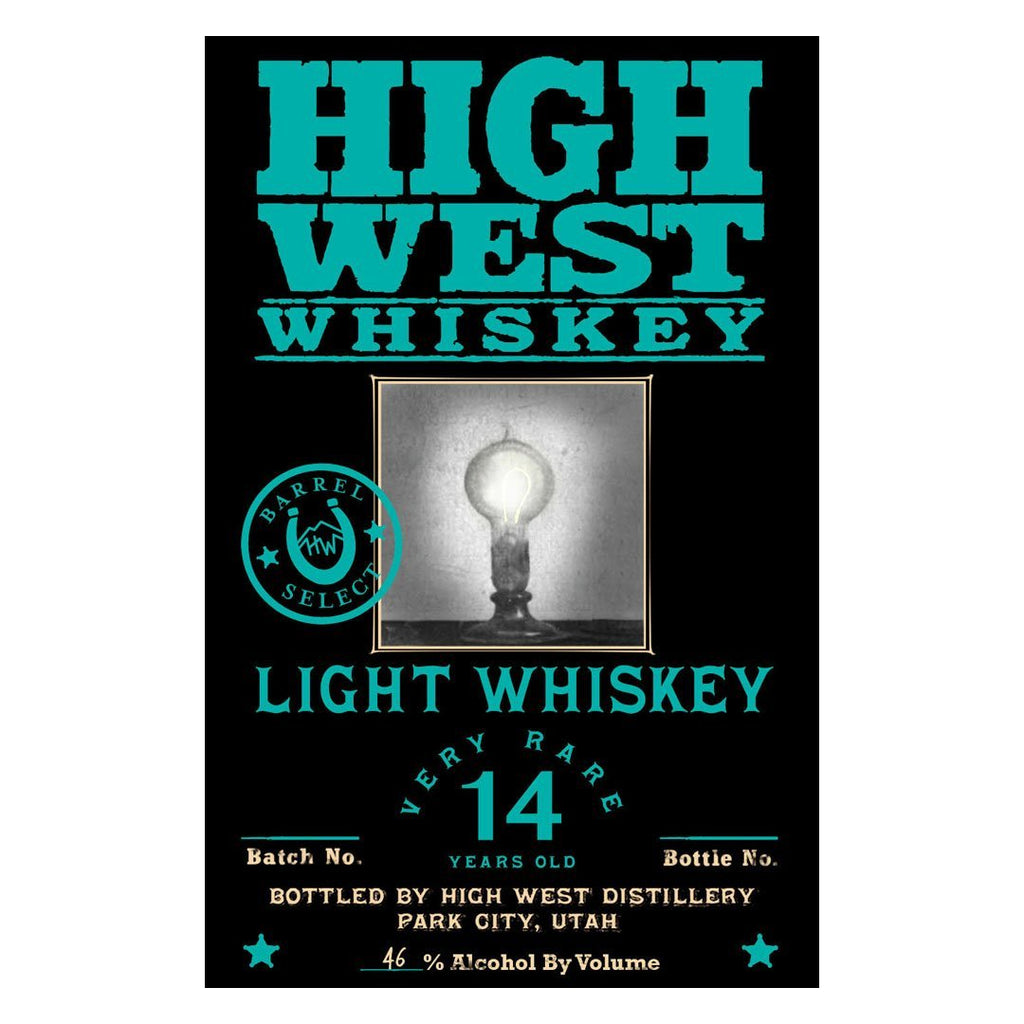 High West 14 Years Old Light Whiskey Light Whiskey High West Distillery 