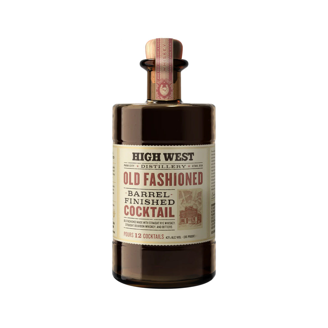 High West Distillery Old Fashioned Barrel Finished Cocktail 375ML Cocktail High West Distillery 