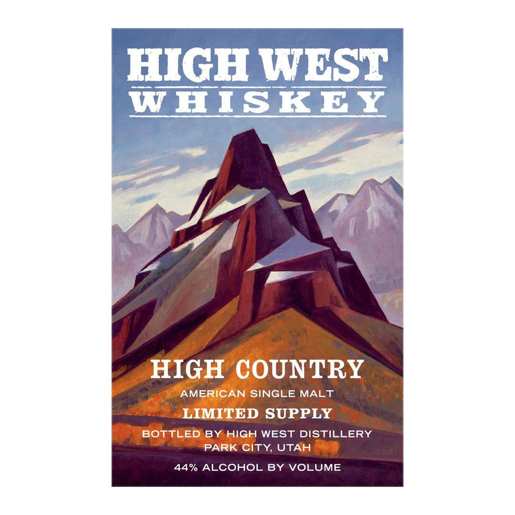 High West High Country Single Malt American Single Malt Whiskey High West Distillery 