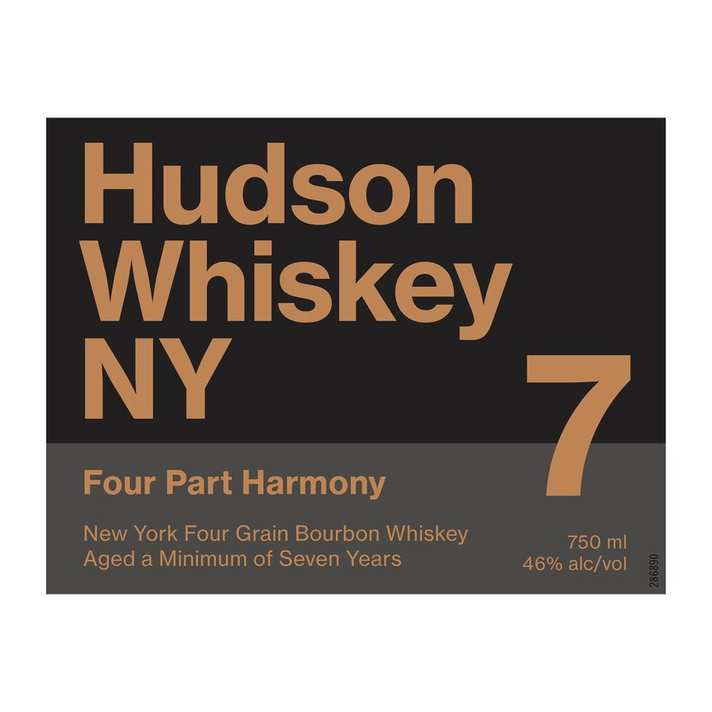 Hudson Whiskey Four Part Harmony 7 Years Old Whiskey Hudson Whiskey 