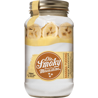 Ole Smoky Banana Pudding Cream Moonshine Liqueur, Cordials & Schnapps Ole Smoky 