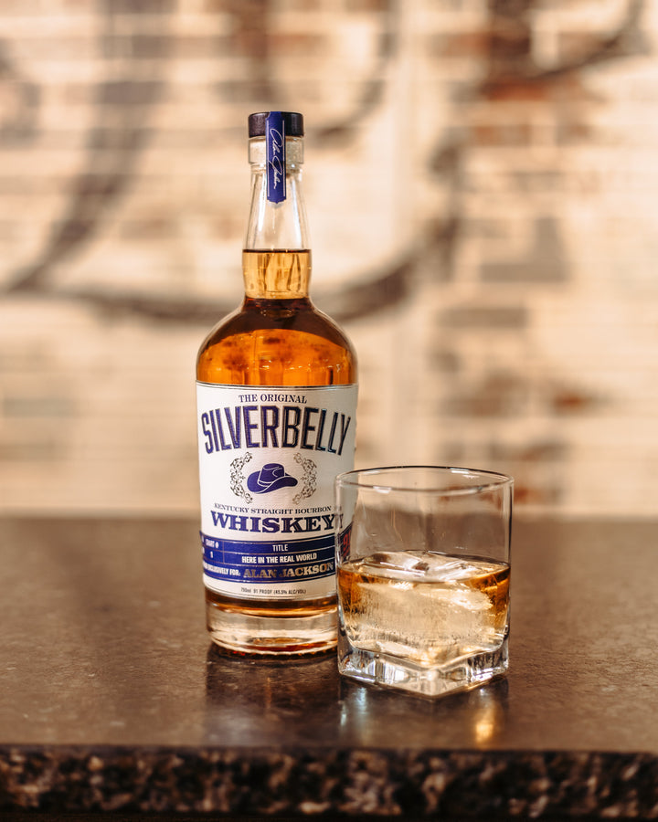 Silverbelly Kentucky Straight Bourbon Whiskey by Alan Jackson Kentucky Straight Bourbon Whiskey Silverbelly Whiskey 