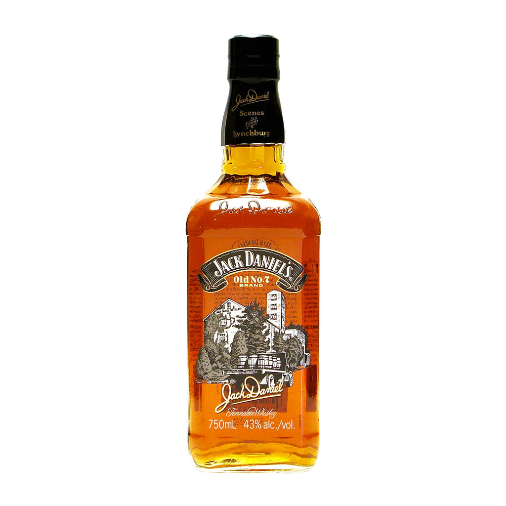 Jack Daniel's Scenes From Lynchburg Number 2 750ML Signed Bottle by Jimmy Bedford Tennessee Whiskey Jack Daniel's 