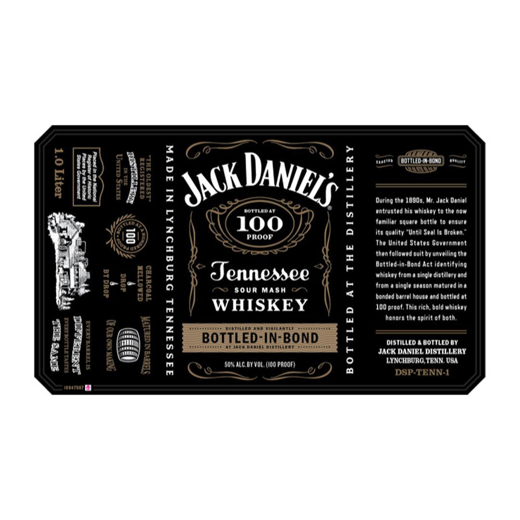 Jack Daniels Bottled In Bond 1 Liter Whiskey Jack Daniel's 