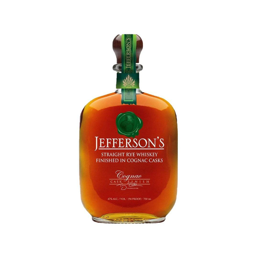 Jefferson’s Rye Cognac Cask Finish Straight Rye Whiskey Jefferson's 