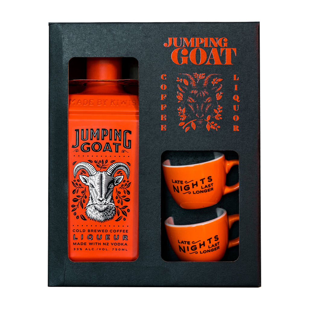 Jumping Goat Coffee Infused Vodka Gift Set Vodka Jumping Goat Liquor 