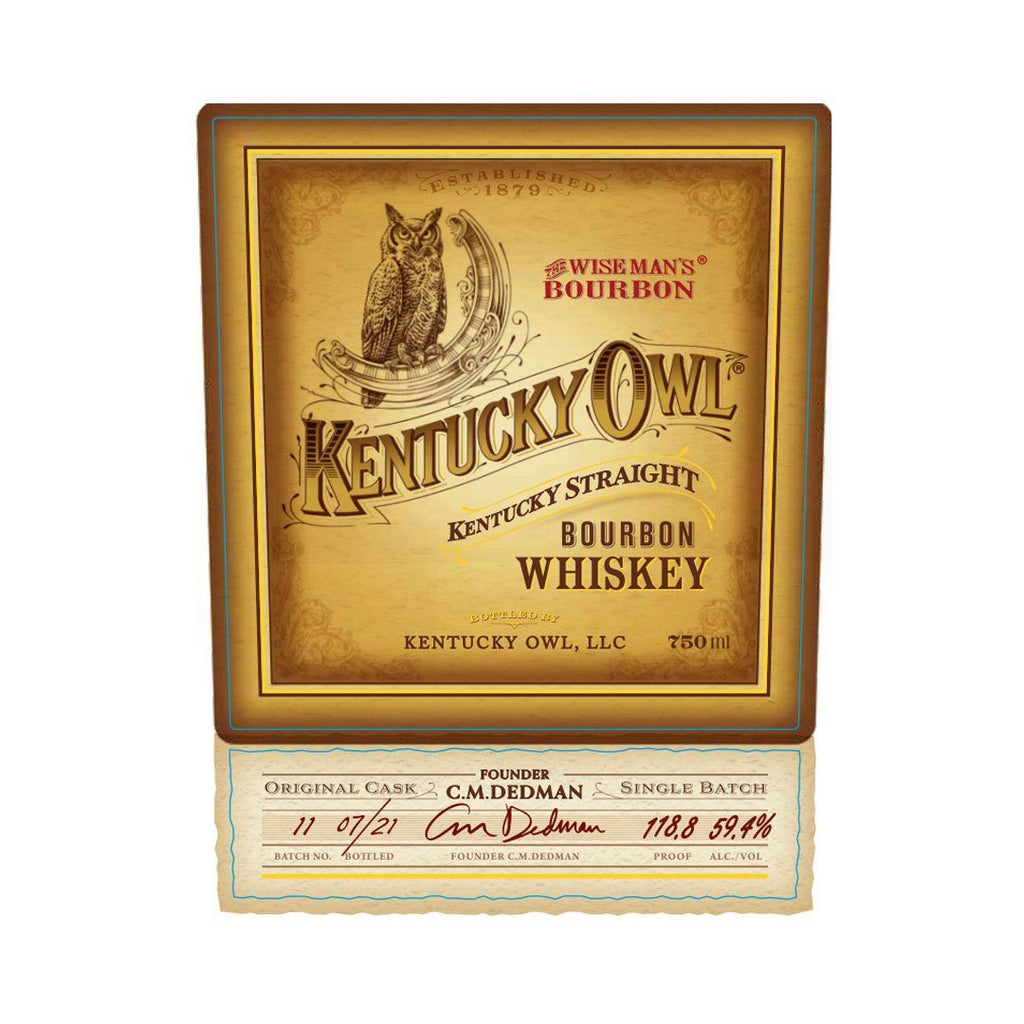 Kentucky Owl Bourbon Batch 11 118.8 PF Kentucky Straight Bourbon Whisky Kentucky Owl 