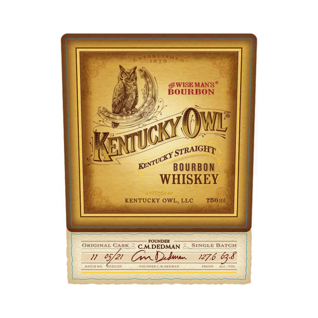 Kentucky Owl Bourbon Batch 11 Kentucky Straight Bourbon Whiskey Kentucky Owl 