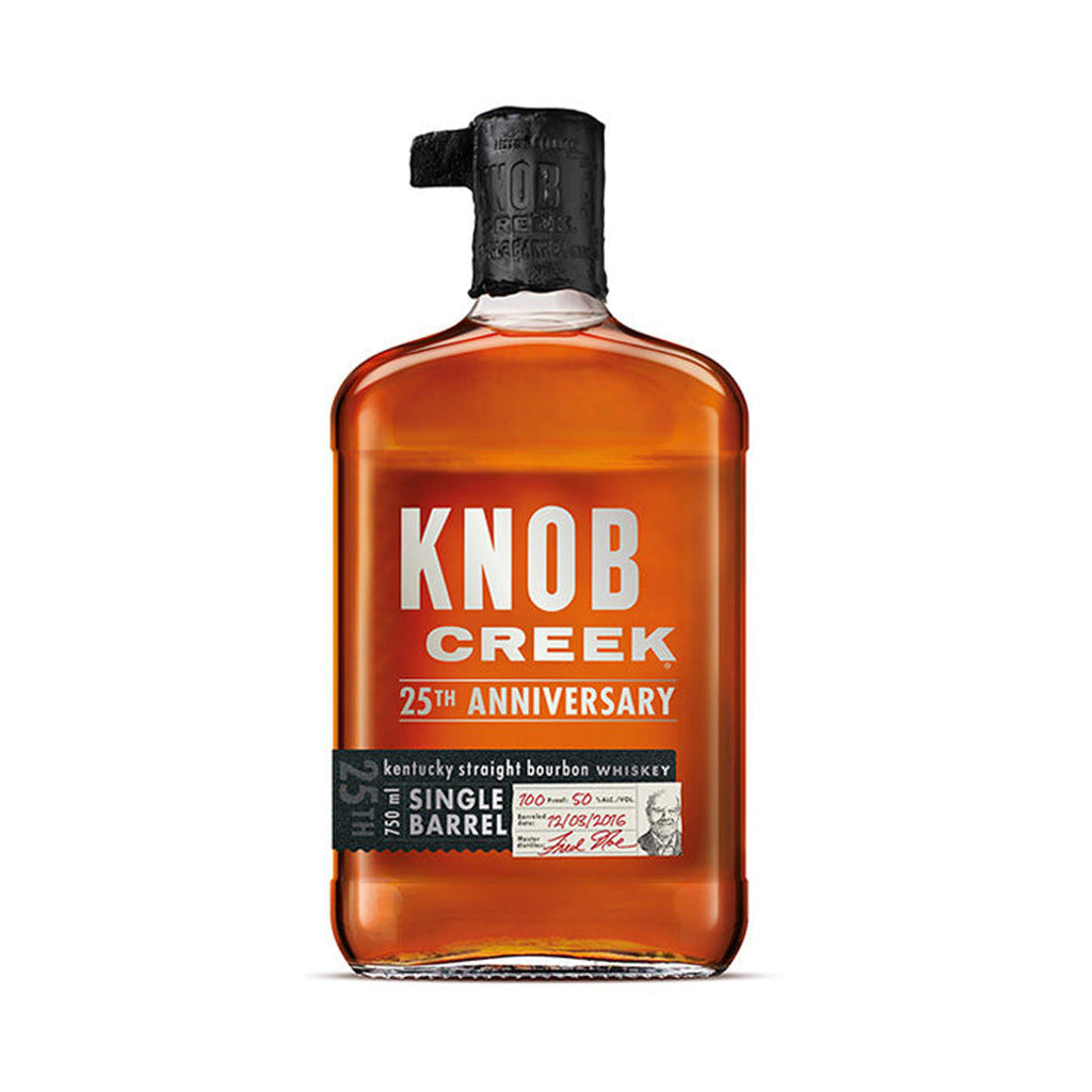 Knob Creek 25th Anniversary Kentucky Straight Bourbon Whiskey Straight Bourbon Whiskey Knob Creek 