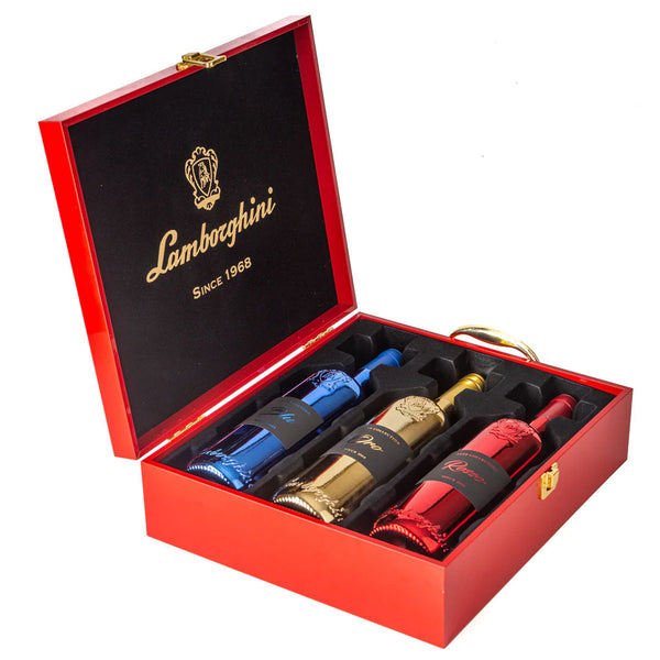 Buy Lamborghini Wine 3pk Gift Set | Sip Whiskey