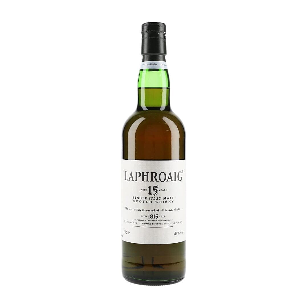 Laphroaig 15 Year Old Single Islay Malt Scotch Whisky 1990s Bottling Scotch Whisky Laphroaig 