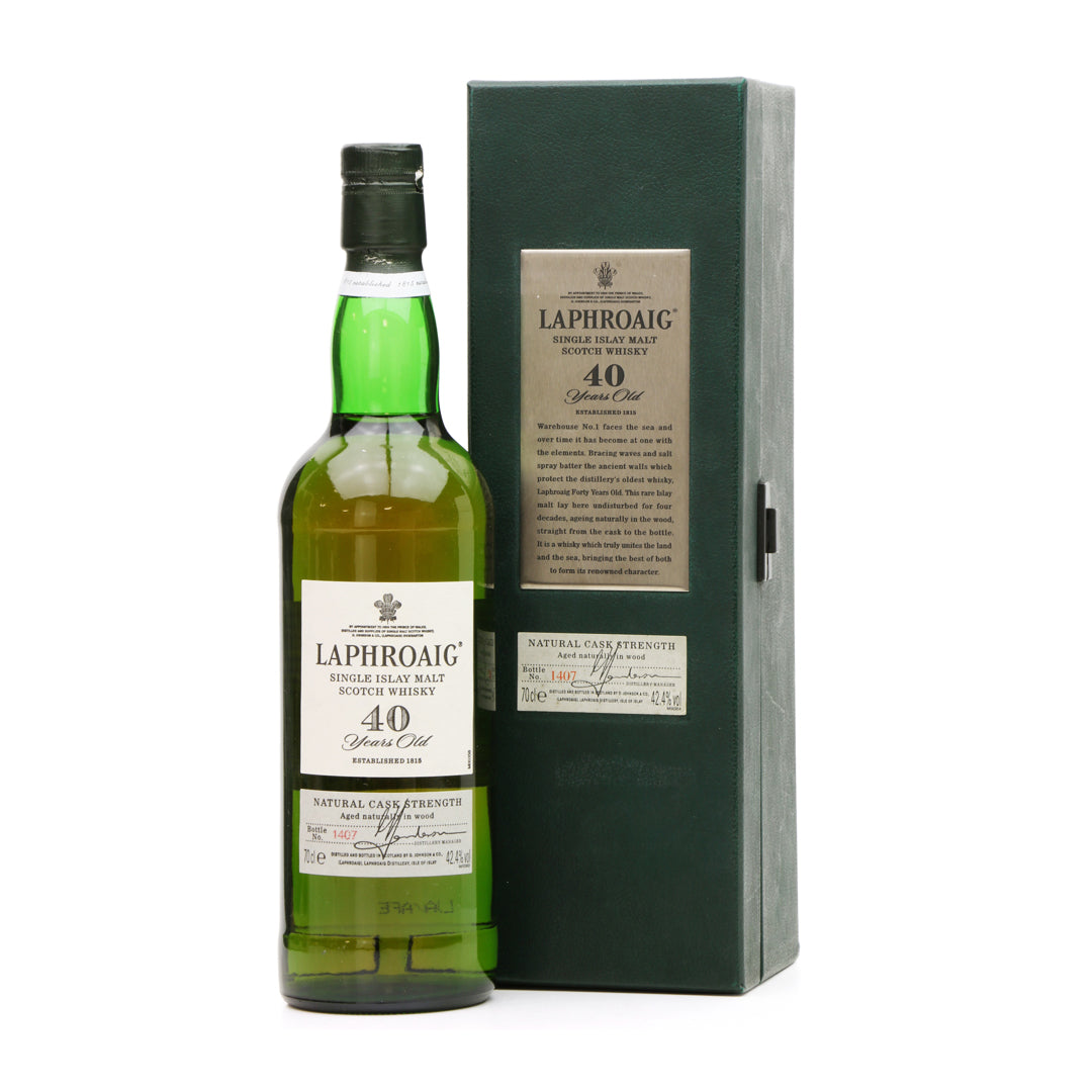 Laphroaig 40 Year Old Single Islay Malt Scotch Whisky Scotch Whisky Laphroaig 