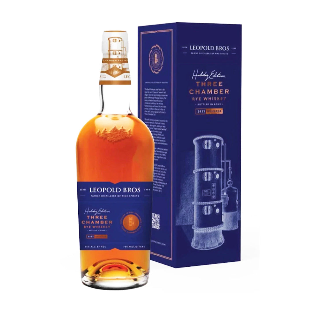 Leopold Bros. Three Chamber Whiskey Holiday Edition 2022 Rye Whiskey Leopold Bros 