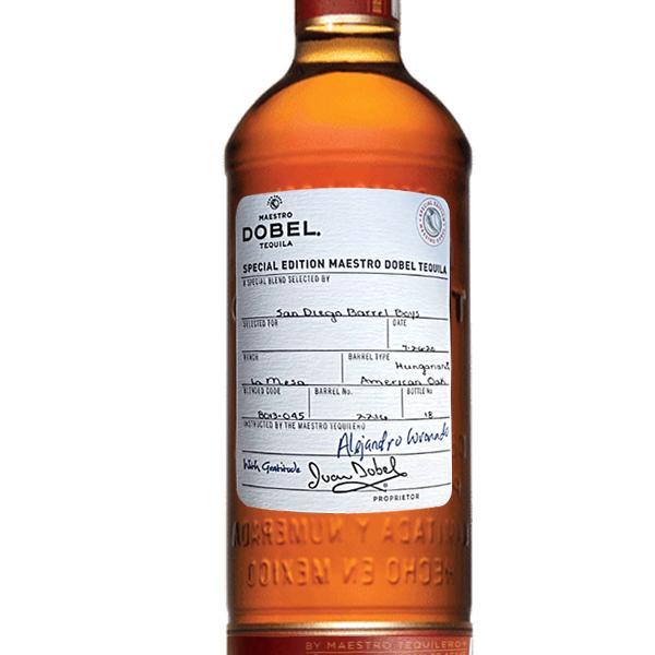 Maestro Dobel Anejo ‘San Diego Barrel Boys’ Barrel Select Tequila Sip Whiskey 