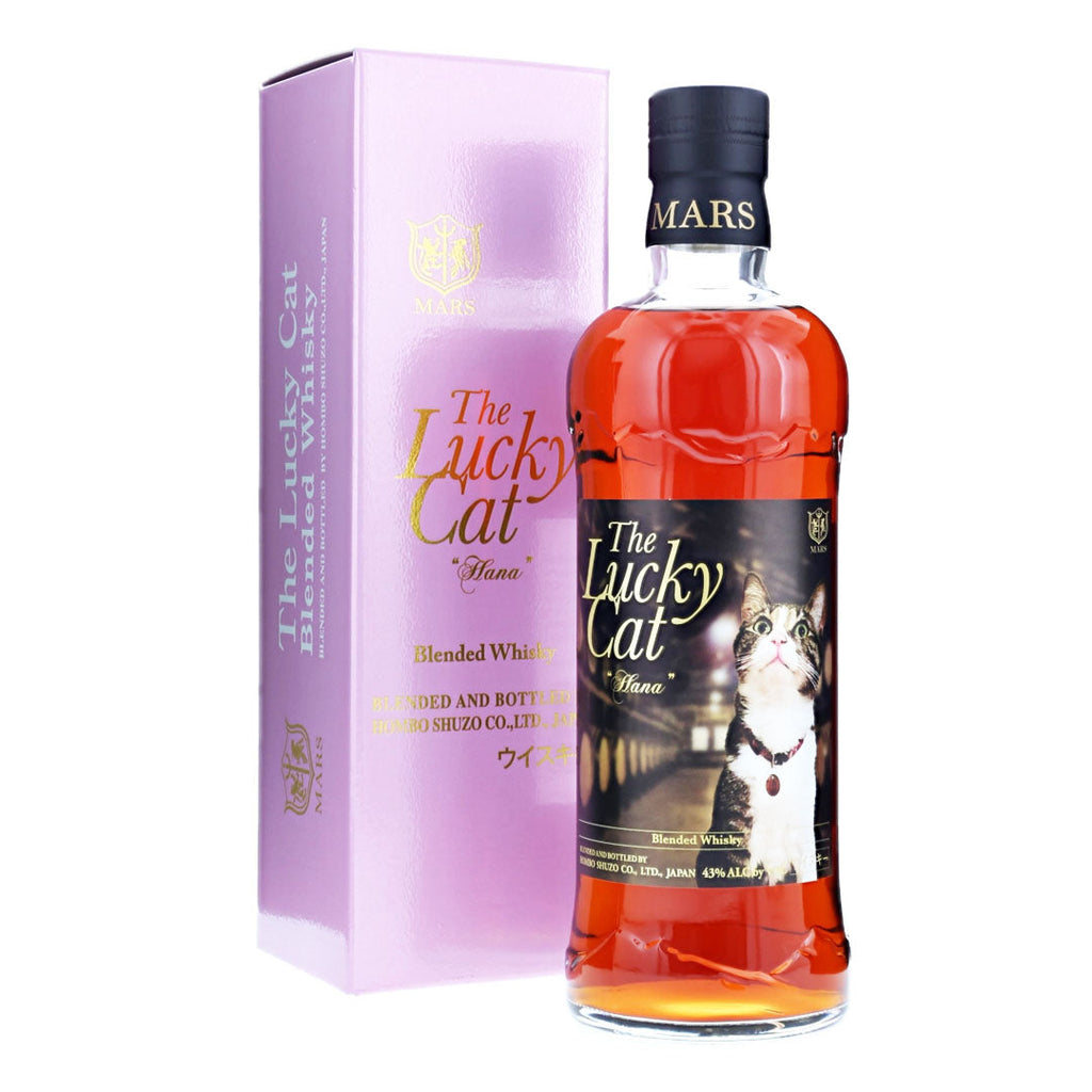 Mars Japanese Whisky The Lucky Cat “Hana“ Japanese Whiskey Mars 