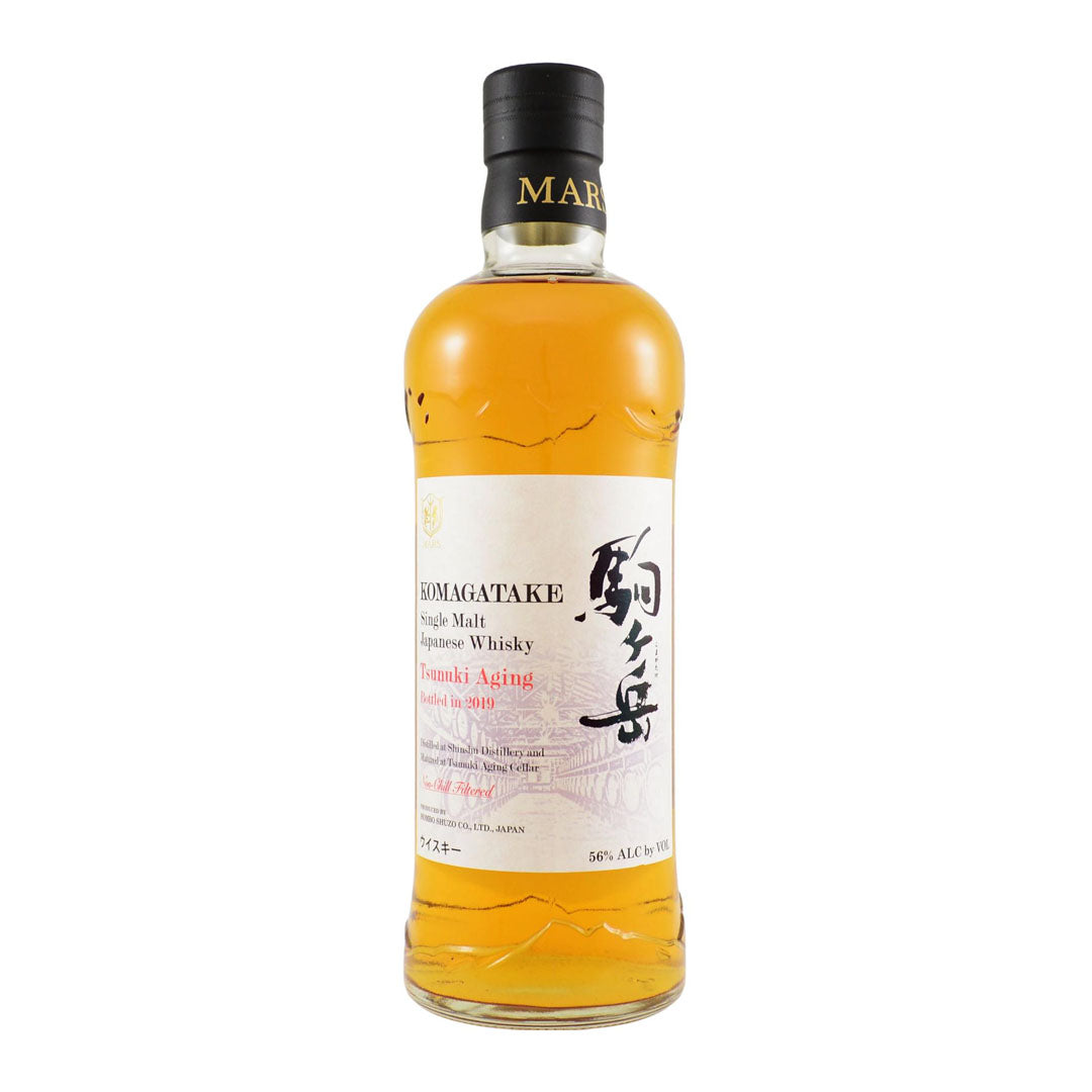 Mars Komagatake Single Malt Japanese Whisky Tsunuki Aging Bottled in 2019 Japanese Whiskey Mars 