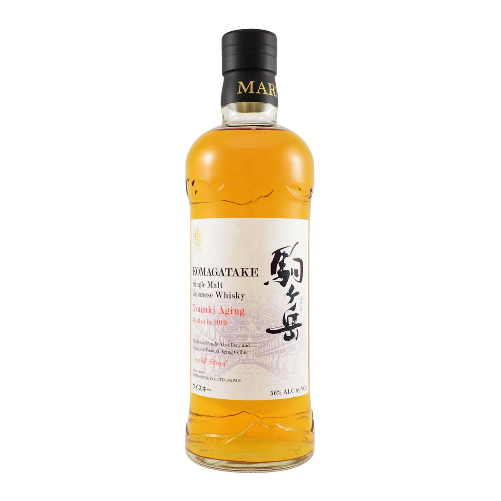 Mars Komagatake Single Malt Japanese Whisky Tsunuki Aging Bottled in 2019 Japanese Whiskey Mars 