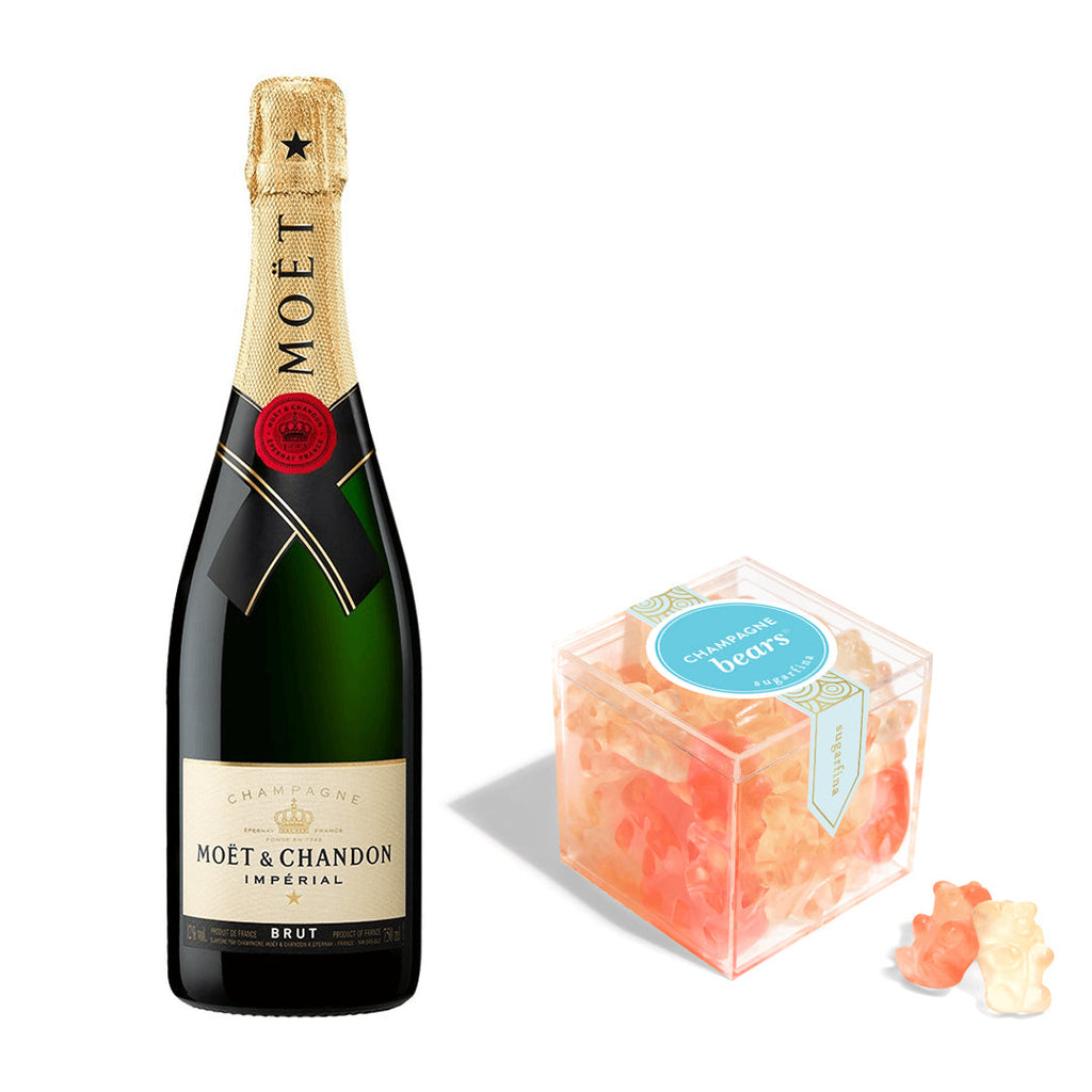 Moet & Chandon Imperial Brut X Sugarfina Champagne Bears Luxury Gifting Sip Whiskey 