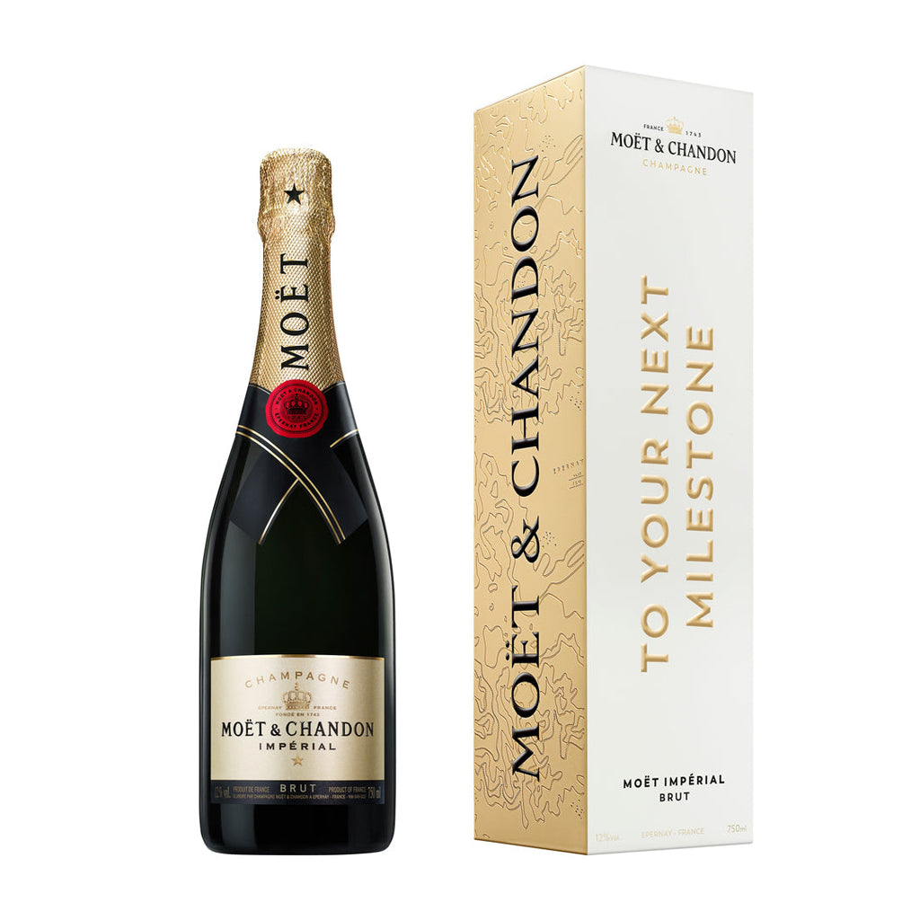 Moët & Chandon Imperial Milestones "To Your Next Milestone" Brut Champagne Gift Box Champagne Moët & Chandon 
