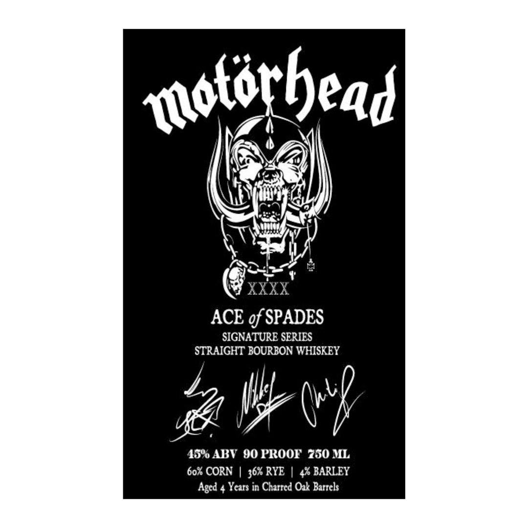 Motorhead Ace Of Spades Bourbon Straight Bourbon Whiskey Motorhead 