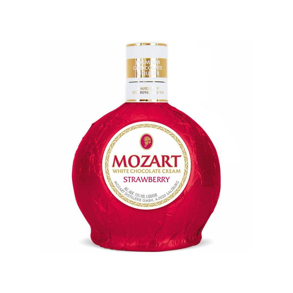 Mozart White Chocolate Cream Strawberry Liqueur Liqueur, Cordial & Schnapps Mozart 