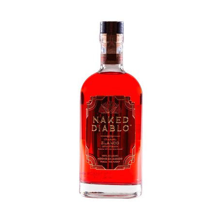 Buy Naked Diablo Blanco Extra Strength Tequila with Carmine Color Online
